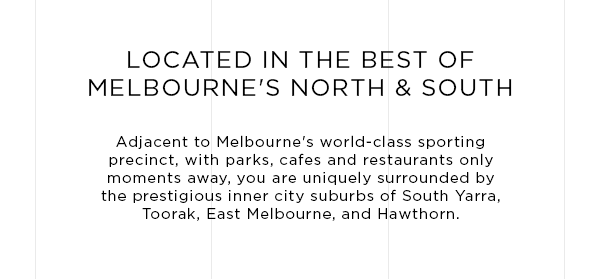 Located in the best of Melbourne's North and South